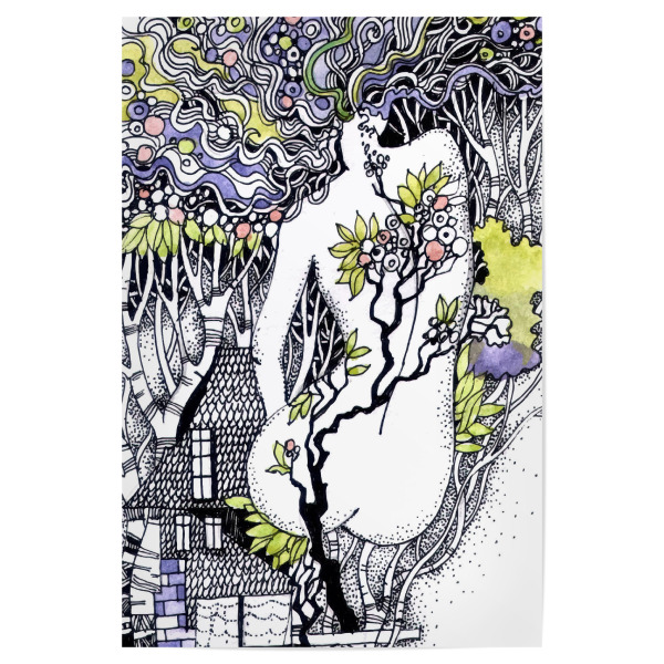 Poster 30x20 cm "Frühling" artboxONE - Abstrakt