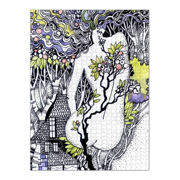 Puzzle Ravensburger "Frühling" artboxONE - Abstrakt - - Bild