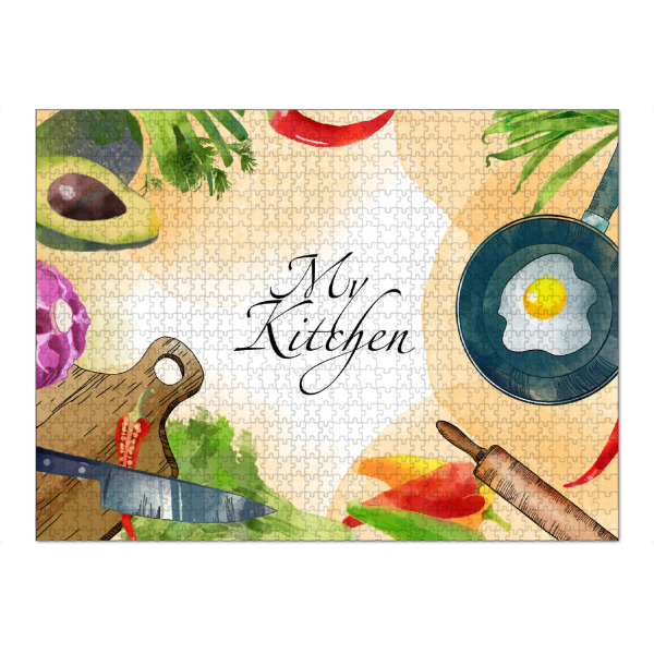 Puzzle Ravensburger "My Kitchen" artboxONE - Abstrakt - - Bild