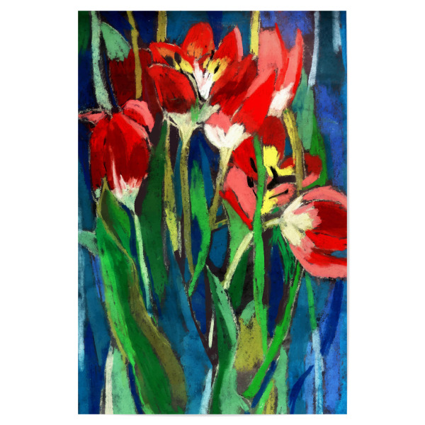 Poster "Pastel rot" artboxONE - Floral