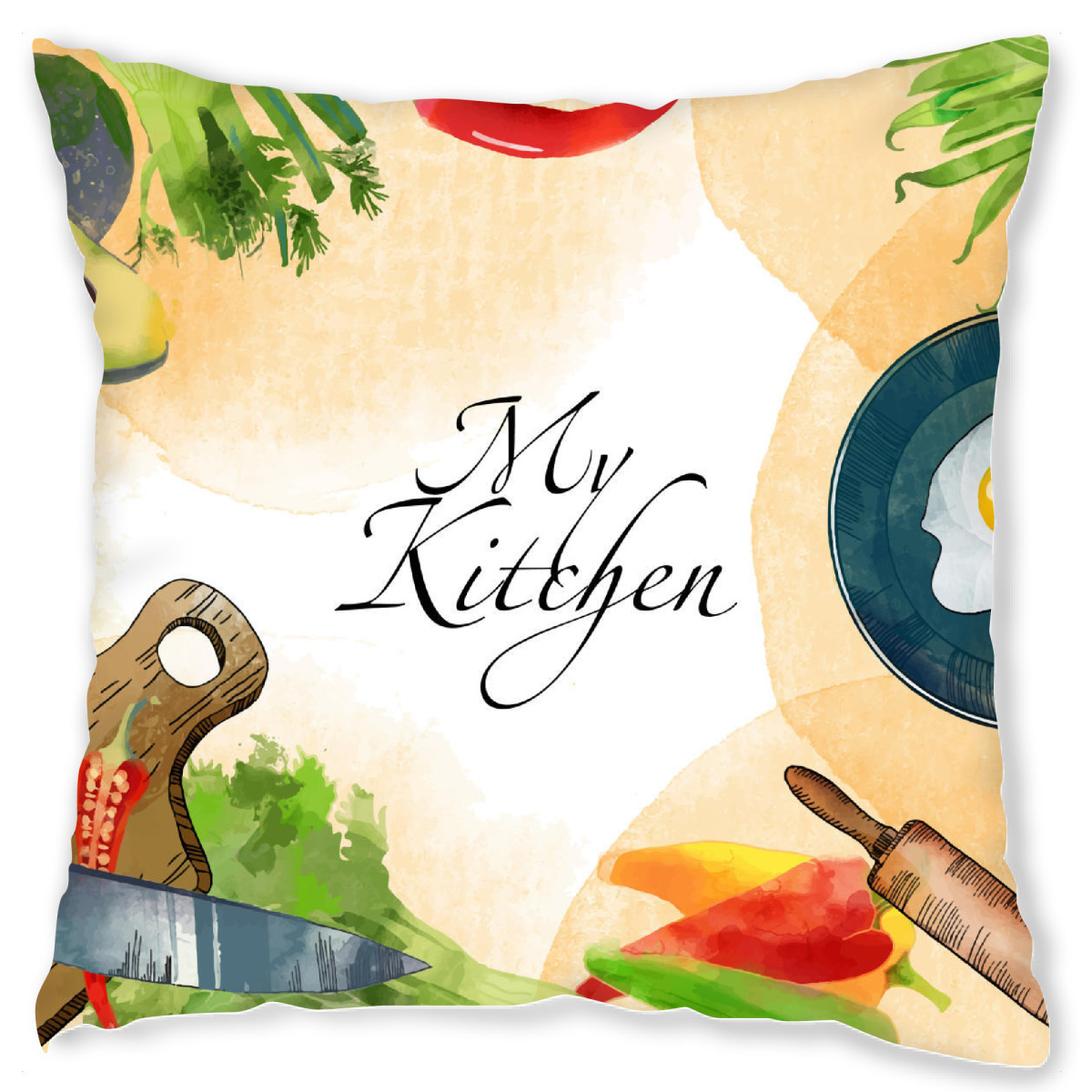 Design-Kissen "My Kitchen" artboxONE - Abstrakt