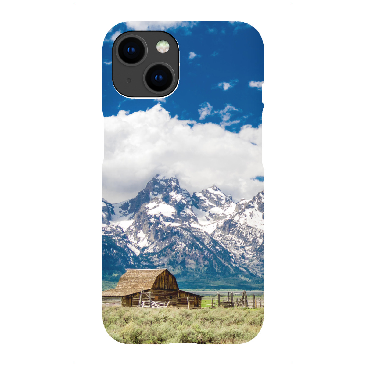 "Hütten Charme"für iPhone - Premium-Case Handyhülle artboxONE