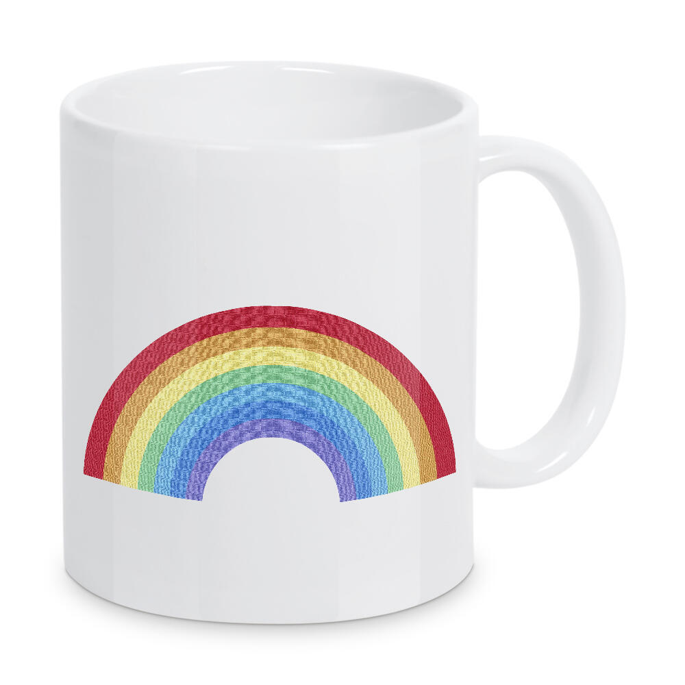 Tasse "Regenbogen mit Spektralfarben" artboxONE - Typografie,Natur,Für Kinder,Abstrakt,Lustig