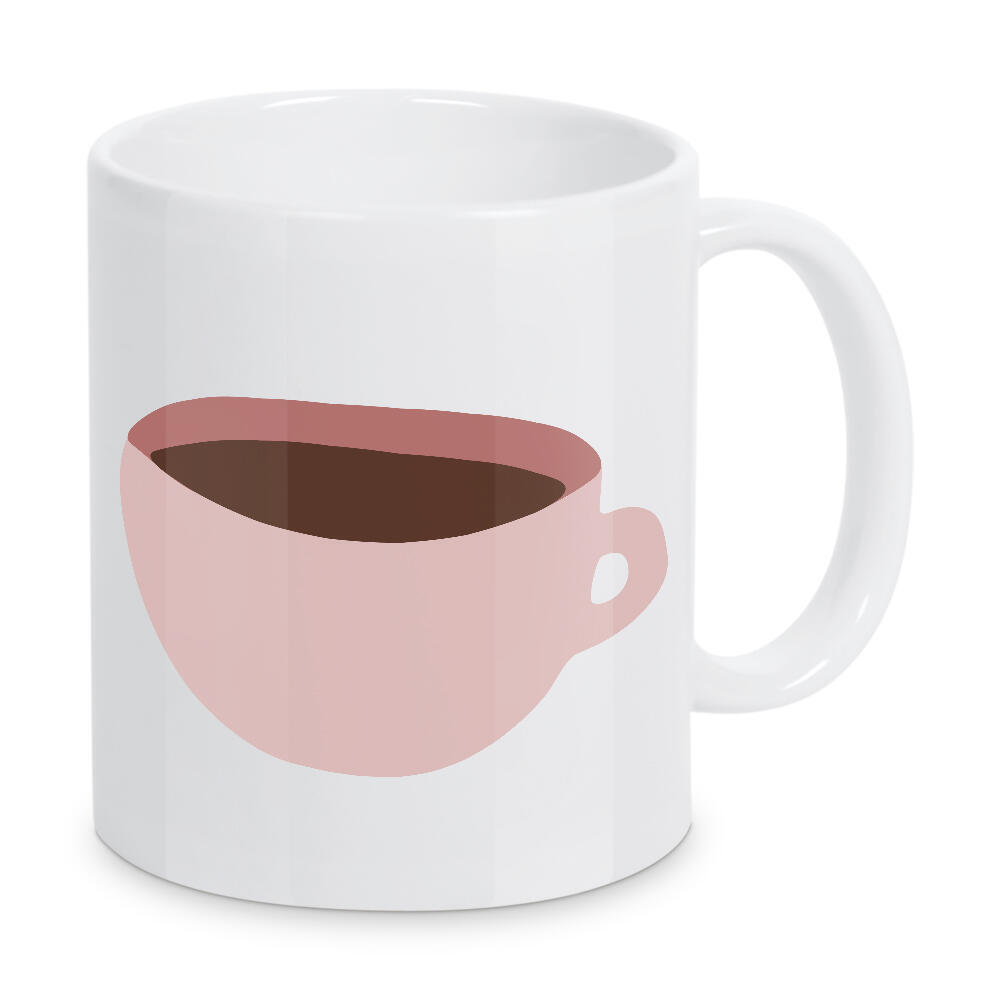 Tasse "Abstract pink coffee cup" artboxONE - Essen & Trinken - Cup,Abstract,Coffee,Pink,Cup printable,Digital,Boho,Minimalist,Tasse,Cute,Süß,Bohemian