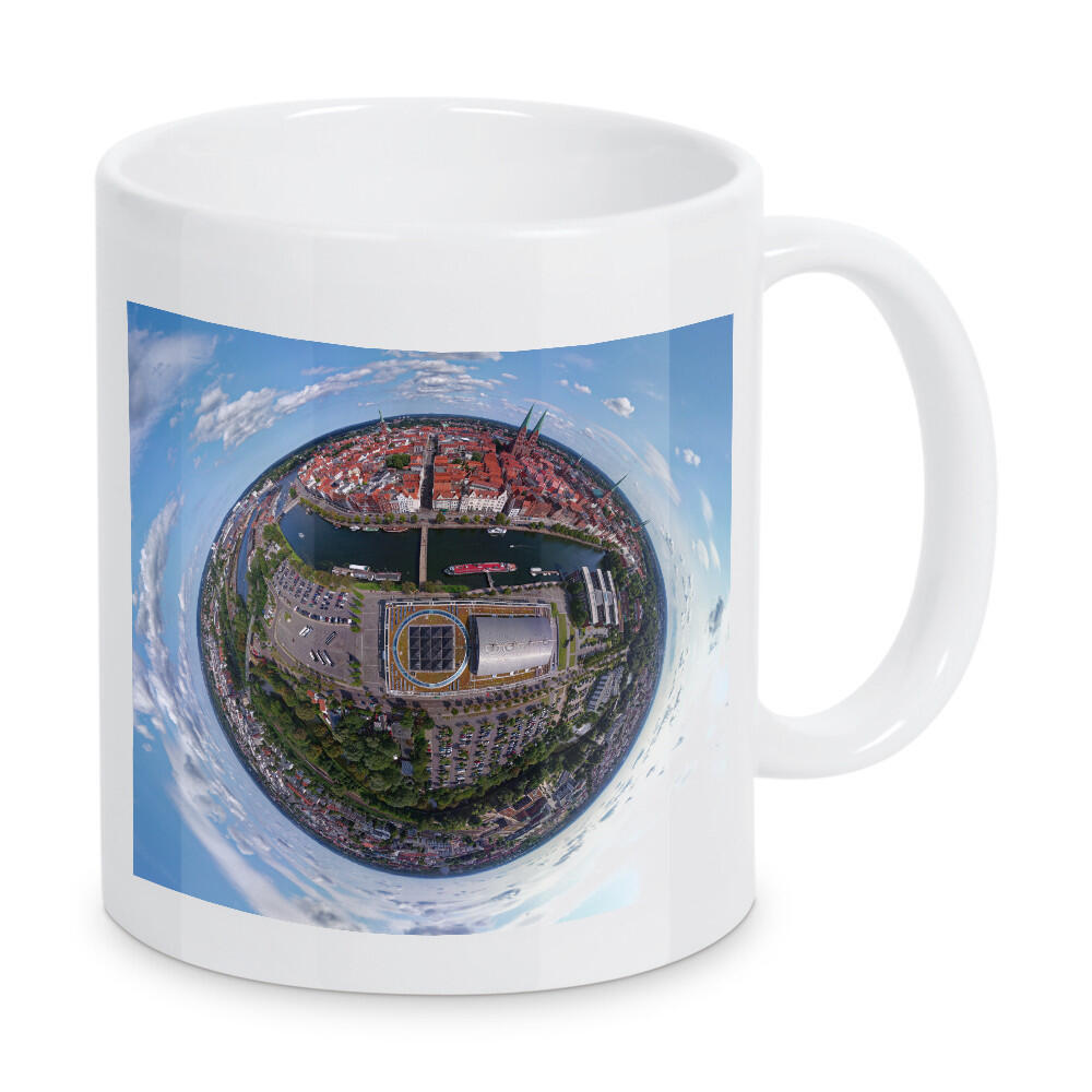 Tasse "Lübeck - MuK von oben" artboxONE - Städte,Reise,Architektur,Reise / Länder,Städte / Weitere