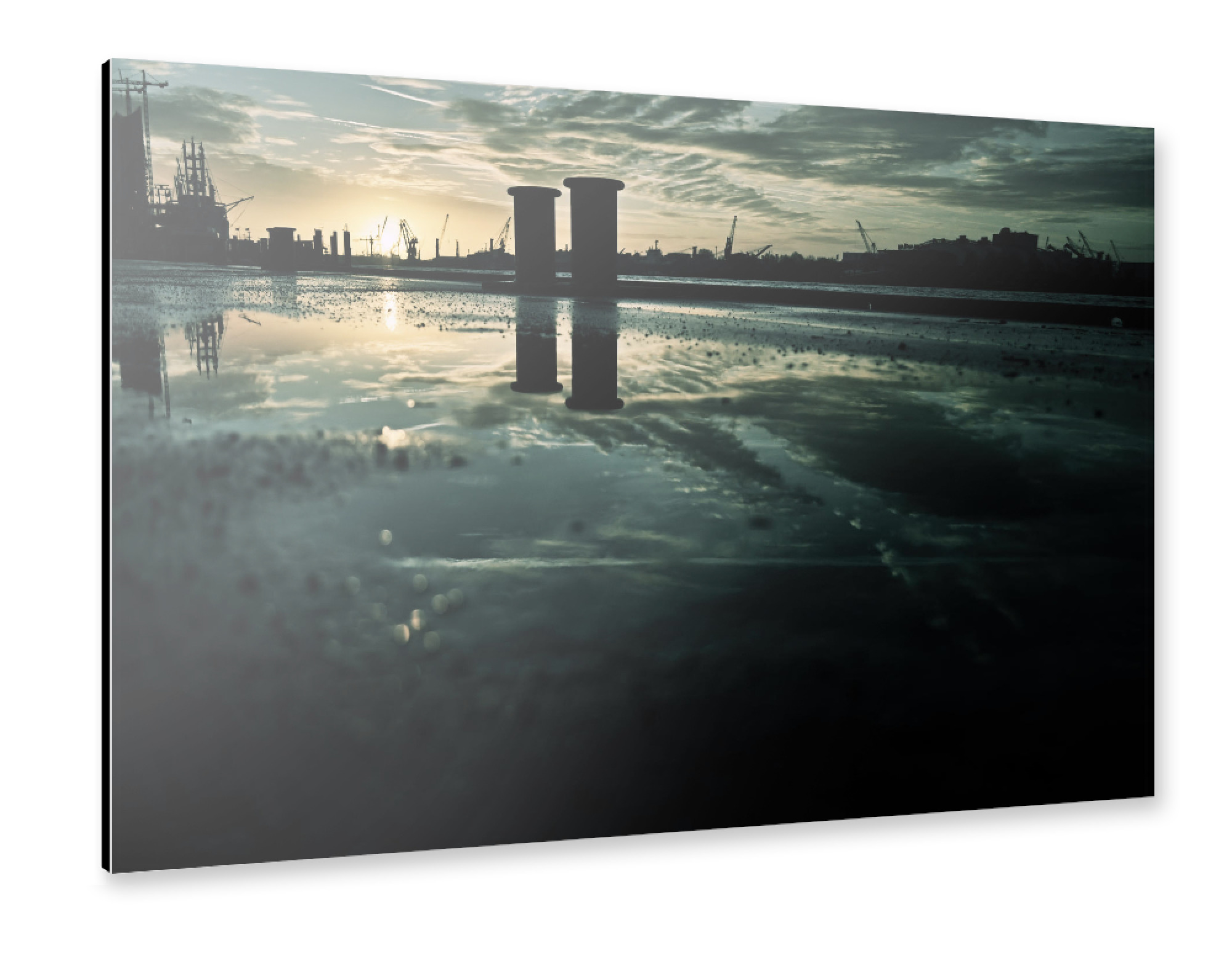 Alu-Dibond "Sonnenaufgang" 30x20 cm artboxONE