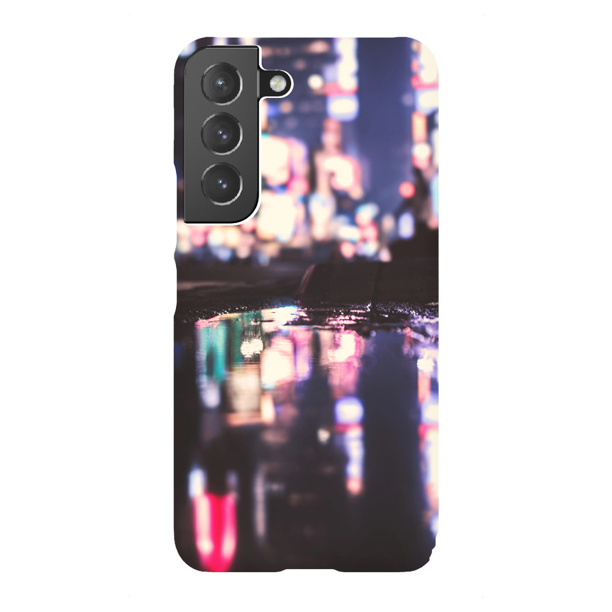 "Times Square in der Pfütze"für Samsung Galaxy - Premium-Case Handyhülle artboxONE