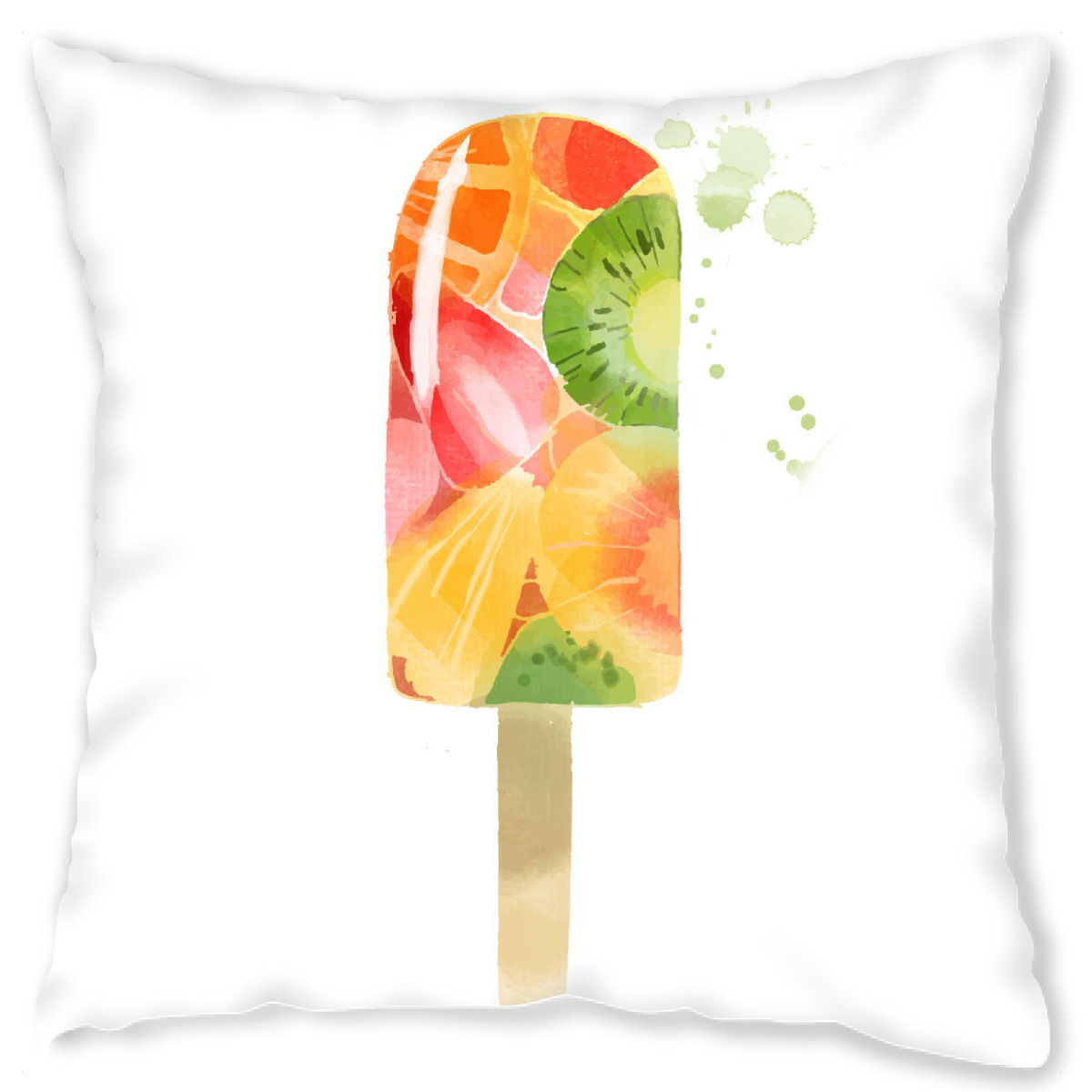 Design-Kissen "Fruchteis" artboxONE - Rock the kitchen,Essen & Trinken,Sommer