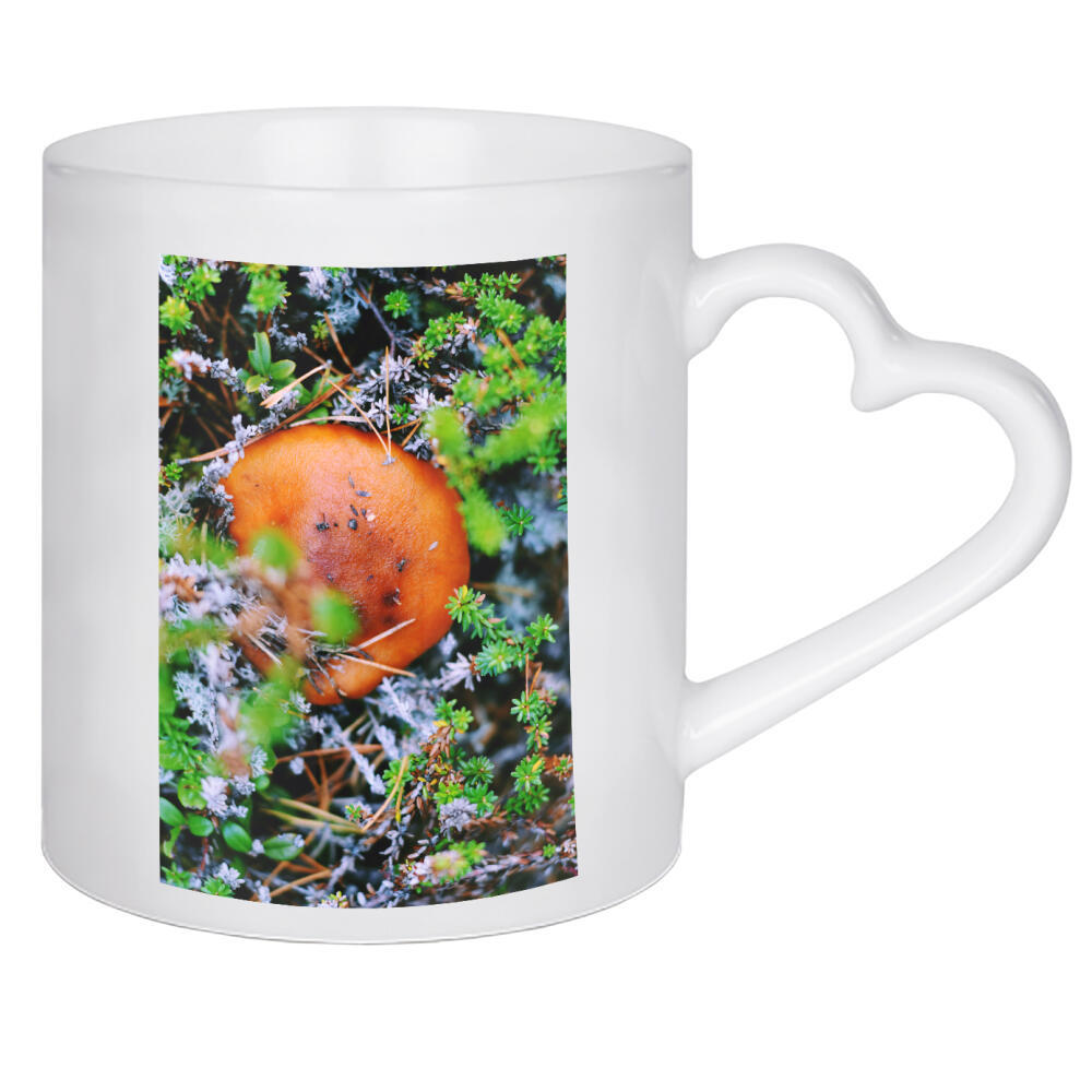 Herztasse "Versteckter Pilz" artboxONE - Natur,Reise,Reise / Länder