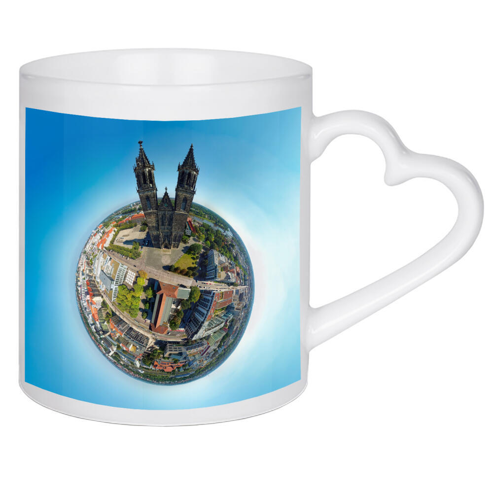 Herztasse "Magdeburger Dom - Westseite" artboxONE - Städte,Reise,Architektur,Reise / Länder,Städte / Weitere