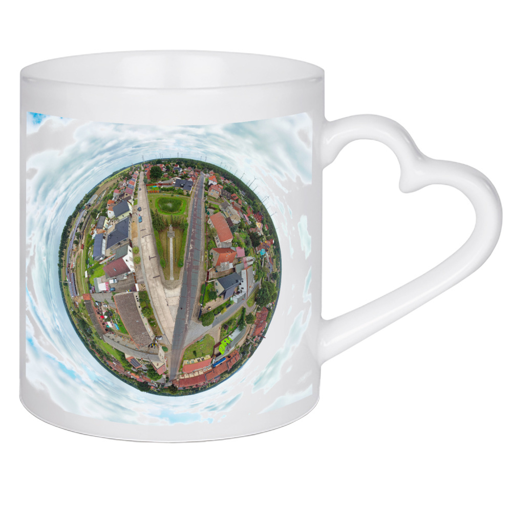 Herztasse "Mahlwinkel-Denkmalplatz, low" artboxONE - Städte,Natur,Reise,Architektur,Reise / Länder