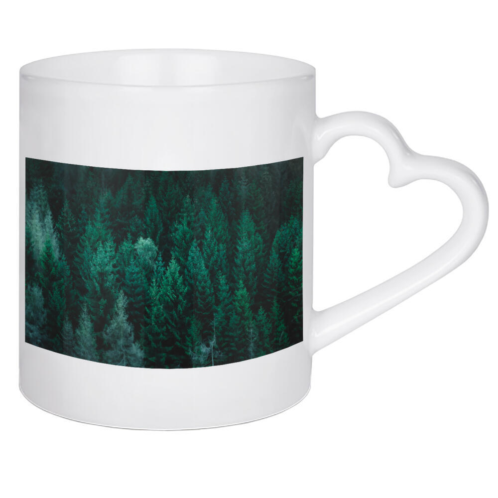 Herztasse "Nadelwald" artboxONE - Natur
