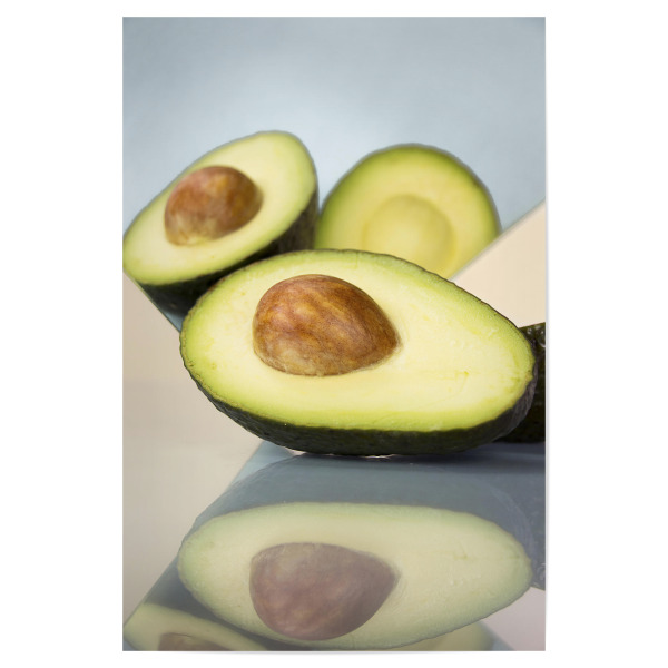 Poster 30x20 cm "Mirror Avocado" artboxONE - Rock the kitchen,Essen & Trinken