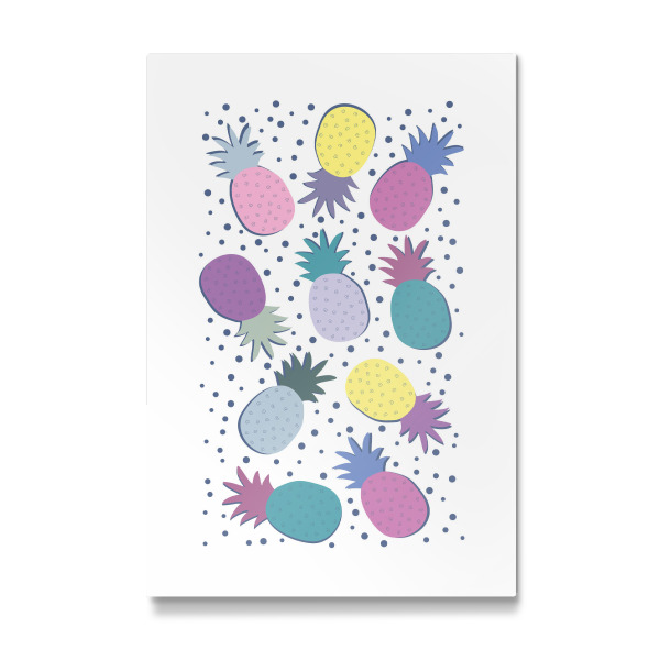 Galerie-Print "Ananas Party purple" 30x20 cm artboxONE