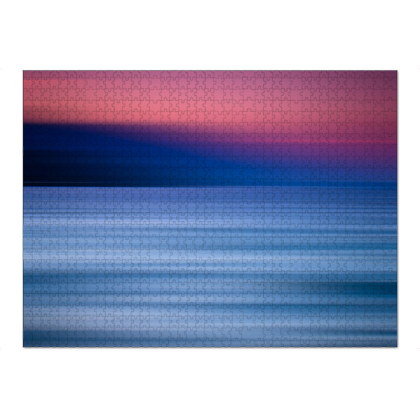Puzzle Ravensburger "Bewegtes Meer" artboxONE - Abstrakt - Meer,Sonnenuntergang - Bild meer