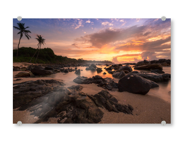 Acrylglasbild "Sri Lanka Lava" artboxONE - Natur