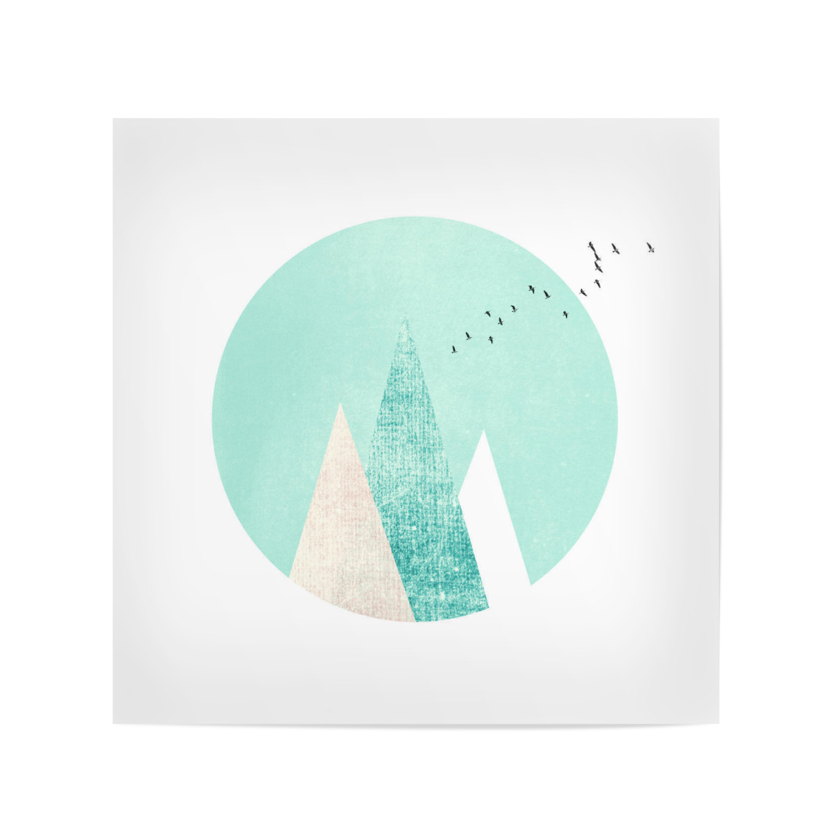 Türkise Kreise I als Poster bei artboxONE kaufen