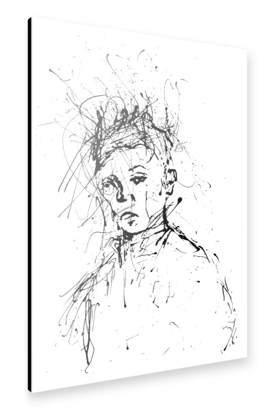 Alu-Dibond "Strichmännchen 2" 30x20 cm artboxONE