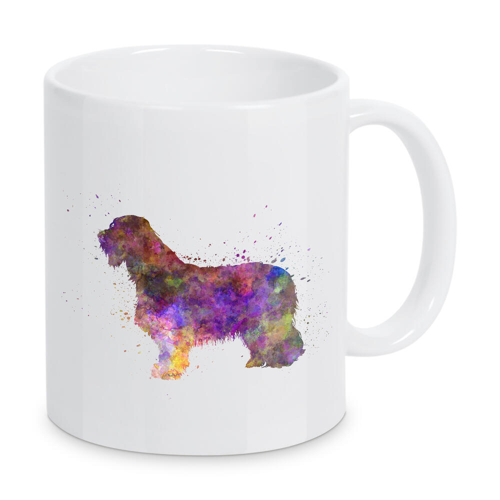Tasse "Bearded collie dog in watercolor" artboxONE - Tiere - Dog,Pet,Childish,Watercolor,Decorative,Nursery decor,Animal,Animals,Dogs,Hund