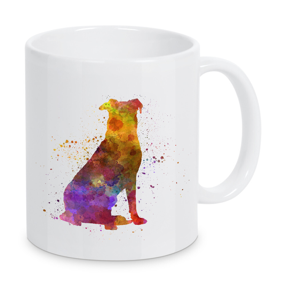 Tasse "Beauceron dog in watercolor" artboxONE - Tiere - Dog,Pet,Childish,Watercolor,Decorative,Nursery decor,Animals,Dogs,Tier,Animal,Hund