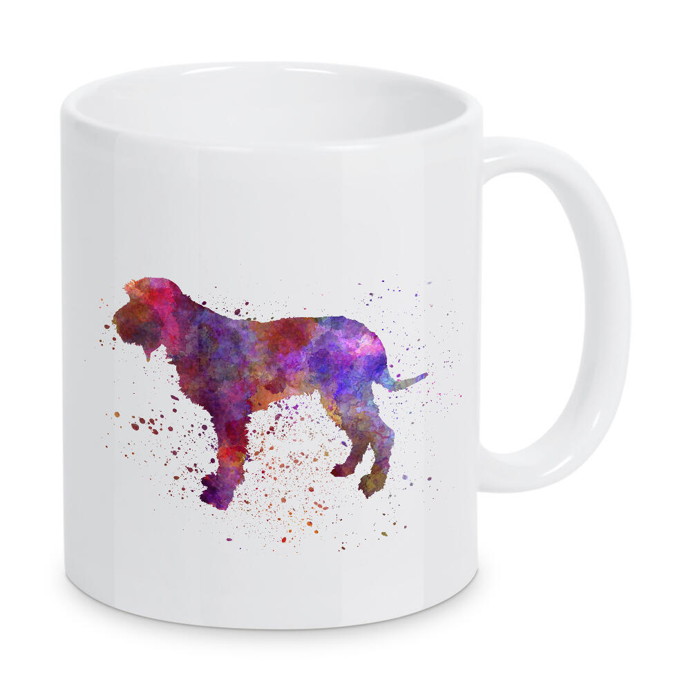 Tasse "Blue Gascony Griffon in watercolor" artboxONE - Tiere - Dog,Pet,Childish,Watercolor,Decorative,Nursery decor,Animal,Animals,Dogs