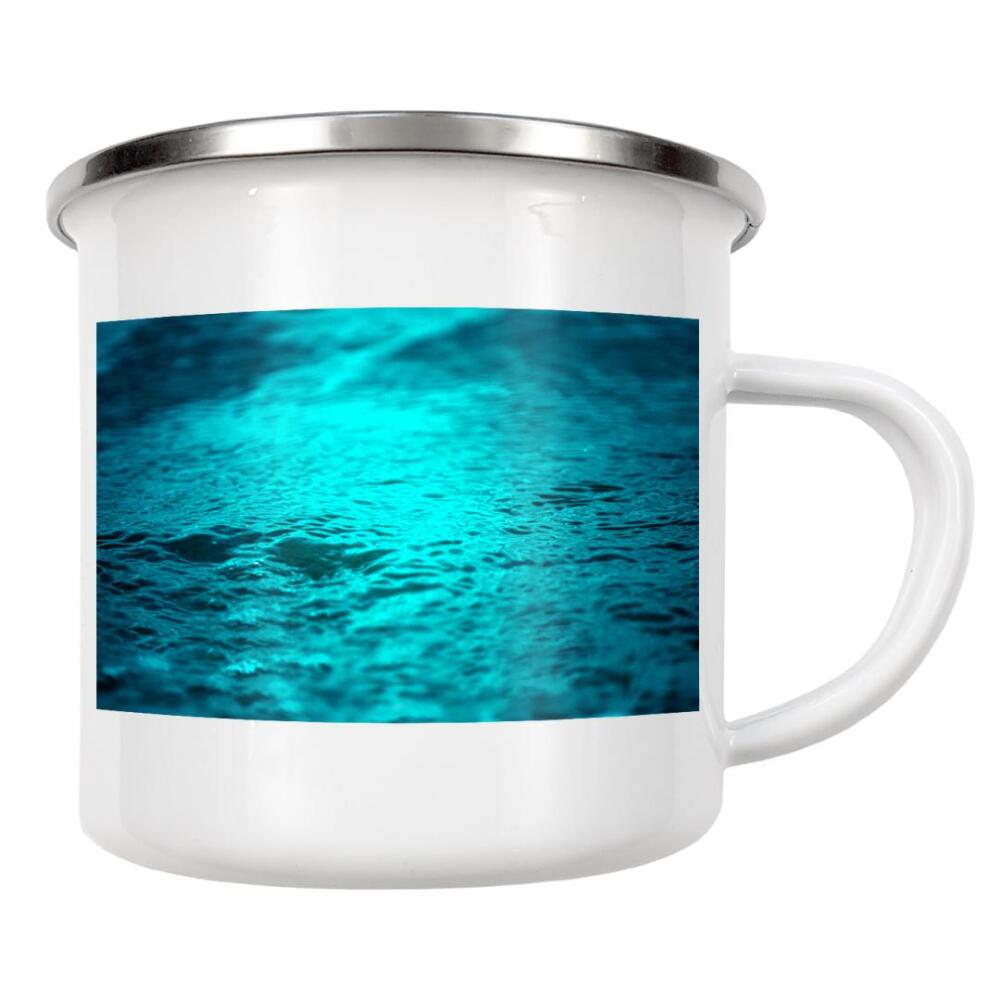 Emaille Tasse "Nahaufnahme Meer" artboxONE - Natur,Reise,Reise / Strand und Meer,Reise / Länder