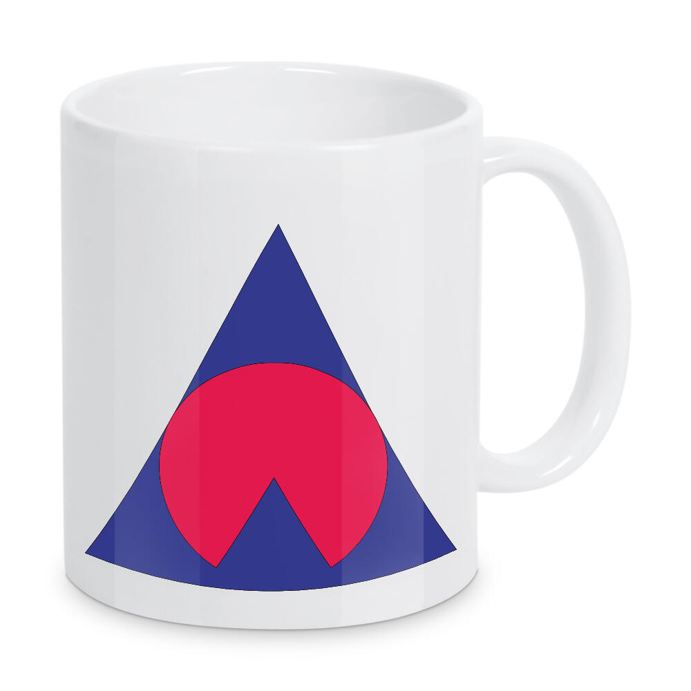 Tasse "Mountain blue" artboxONE - Natur,Reise,Abstrakt,Geometrie