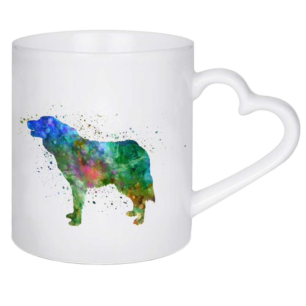 Herztasse "Bosnian and Herzegovinia Dog" artboxONE - Tiere,Abstrakt