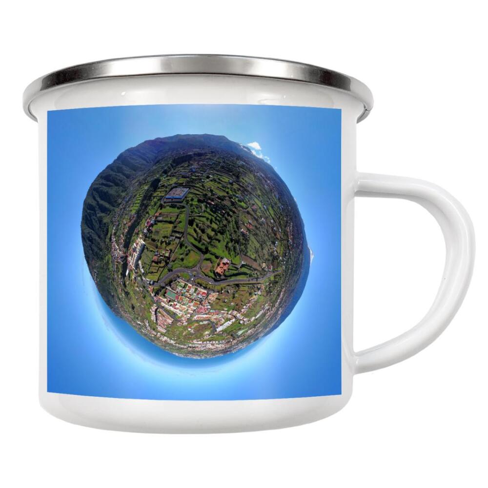 Emaille Tasse "Teneriffa - La Orotava" artboxONE - Städte,Reise,Architektur,Reise / Strand und Meer,Reise / Länder