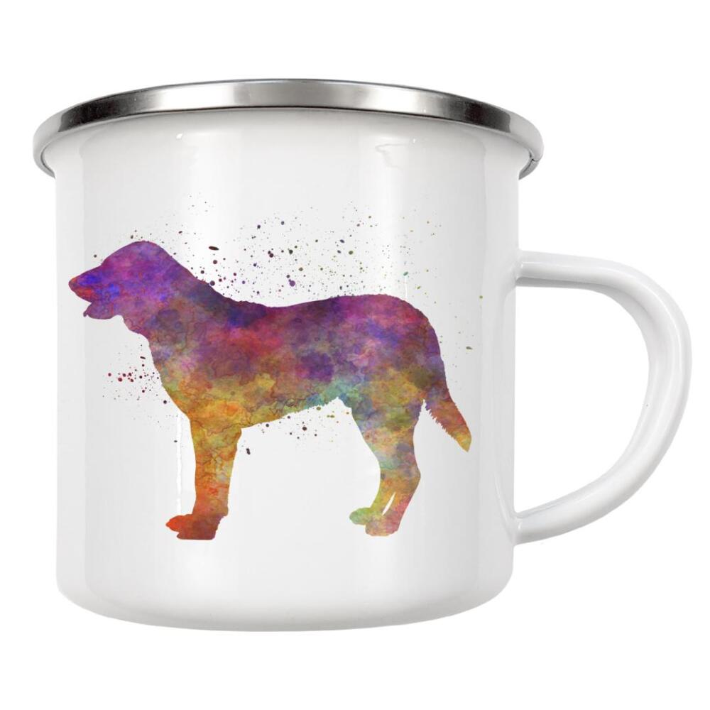Emaille Tasse "Castro Laboreiro Dog" artboxONE - Tiere,Abstrakt