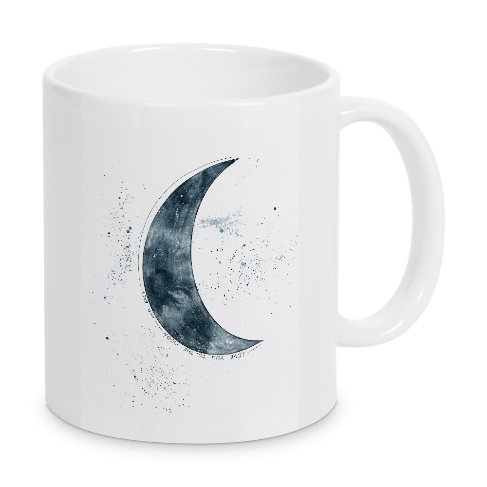 Tasse "Kinder Mond" artboxONE - Natur,Für Kinder,Abstrakt,Liebe