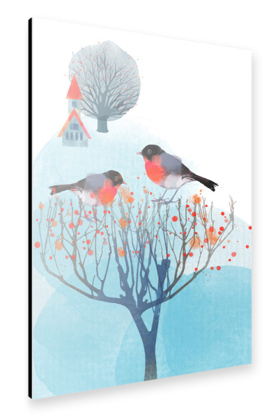 Alu-Dibond "Winter Wonderland" 30x20 cm artboxONE