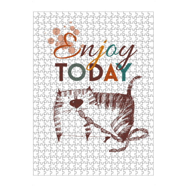 Puzzle Ravensburger "Enjoy Today" artboxONE - Typografie,Illustration