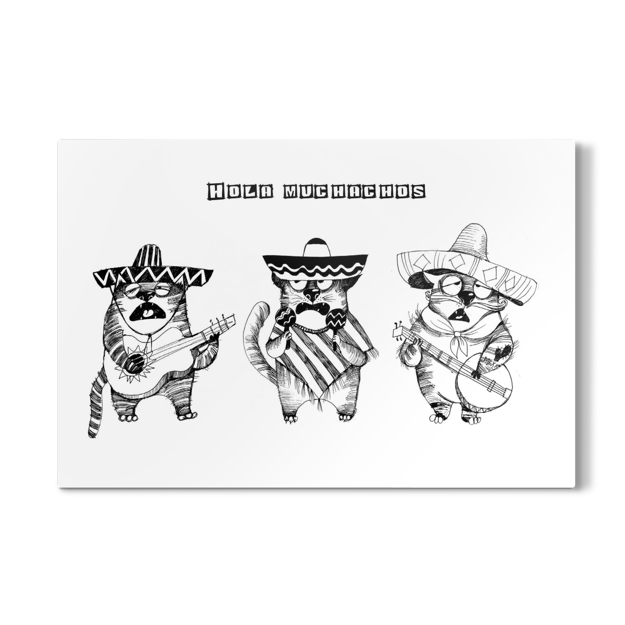 Galerie-Print "Mexico Cats" 30x20 cm artboxONE