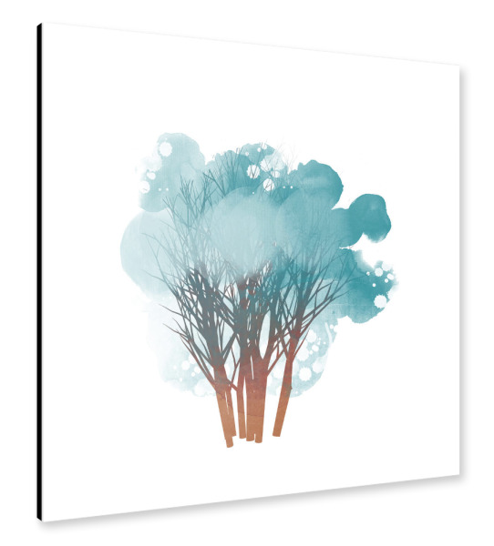 Alu-Dibond "Baum" 30x30 cm artboxONE
