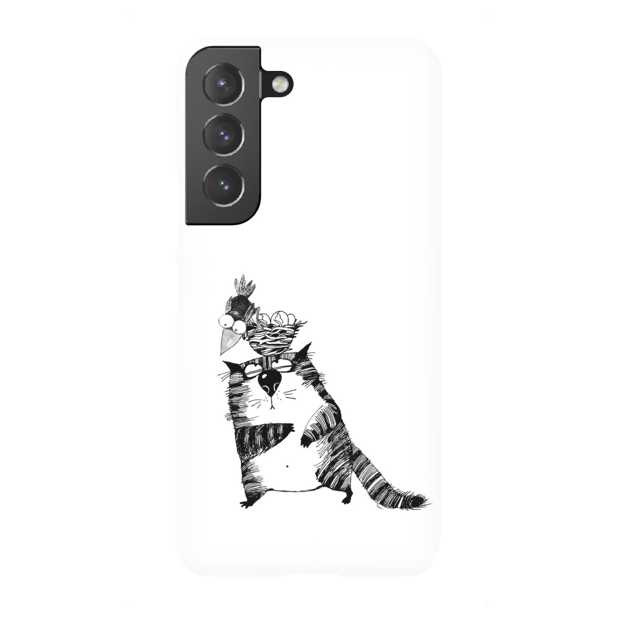 "Cat Bird"für Samsung Galaxy - Premium-Case Handyhülle artboxONE