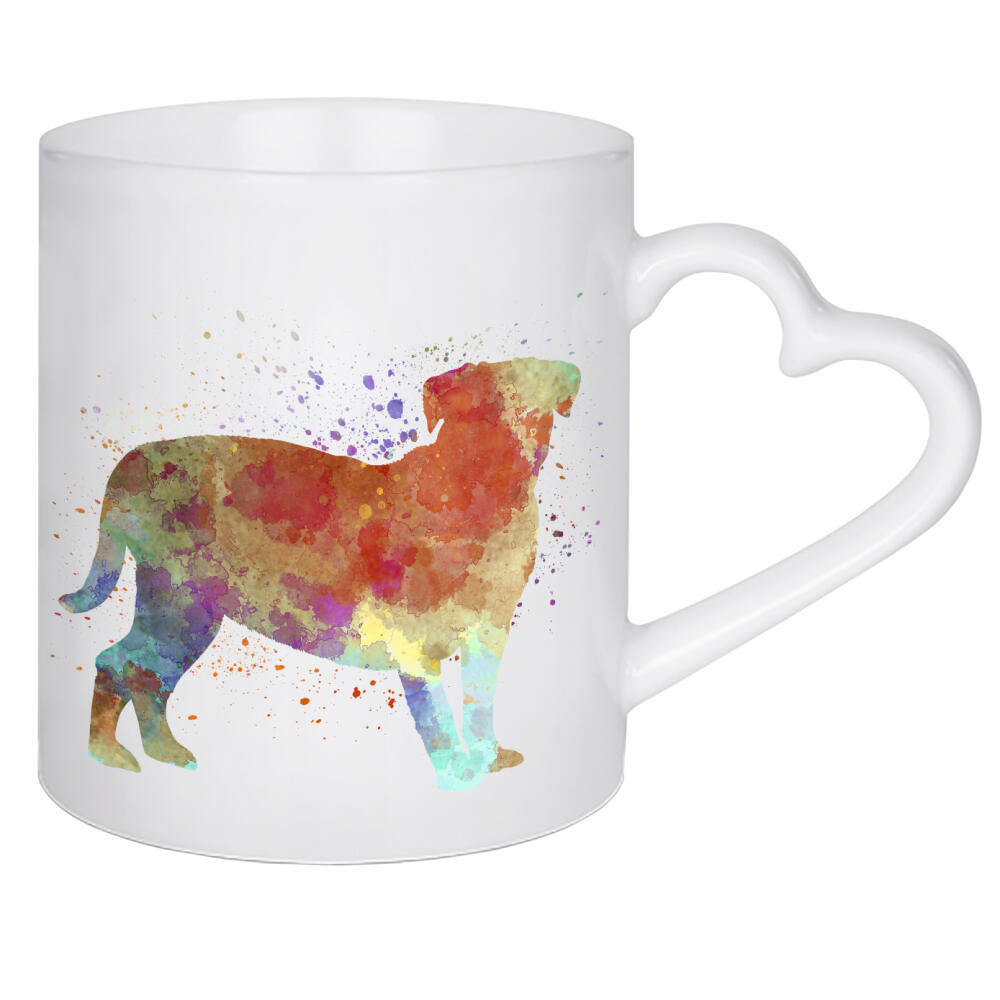 Herztasse "Dogo de Bordeaux" artboxONE - Tiere,Abstrakt