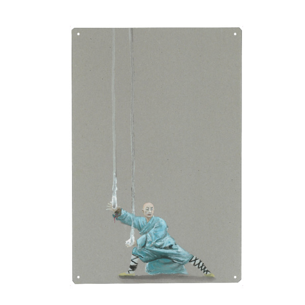 Holzbild "TaiChi" artboxONE - Reise,Stift & Papier,Reise / Asien - Asien,Sport,Taichi,Chi,Energie,Kraft,Kampfsport,Japan,China,Asia,Taiji,Zeichnung