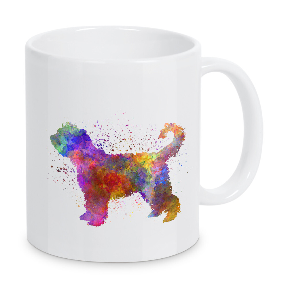 Tasse "French Water Dog in watercolor" artboxONE - Tiere,Abstrakt