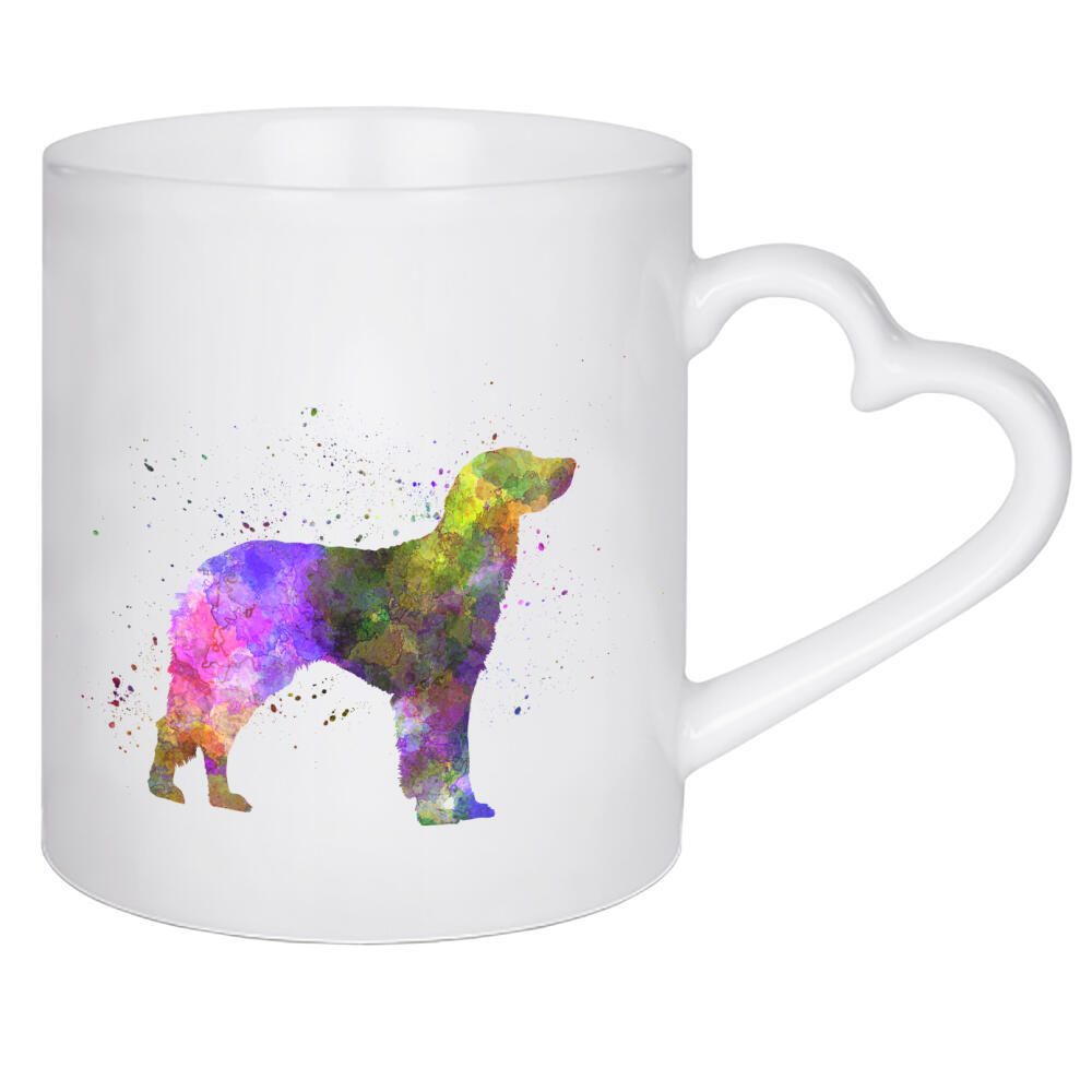 Herztasse "German Longhaired Pointer dog" artboxONE - Tiere,Abstrakt