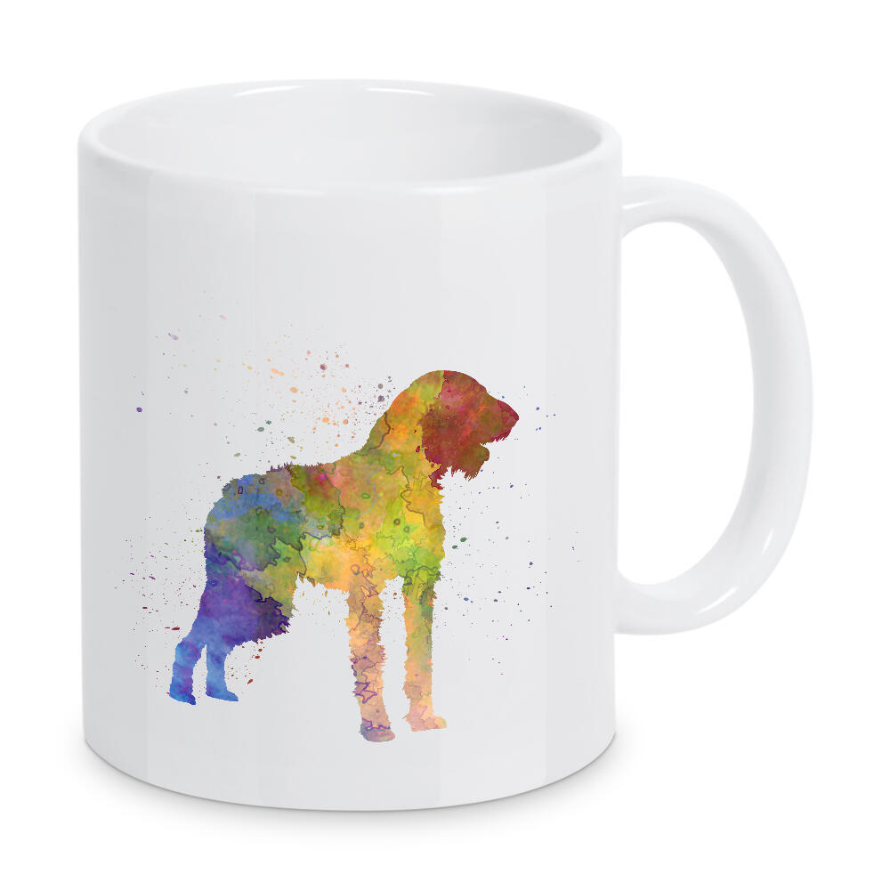 Tasse "German Wirehaired Pointer" artboxONE - Tiere,Abstrakt - Dog,Pet,Animal,Mammal,Watercolor,Dog poster,Illustration,Abstract,Hund,Bunt,Colorful