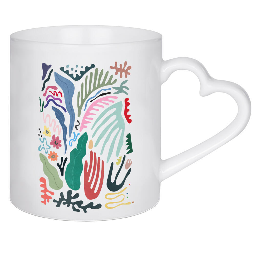 Herztasse "Nature Color" artboxONE - Natur,Floral,Abstrakt