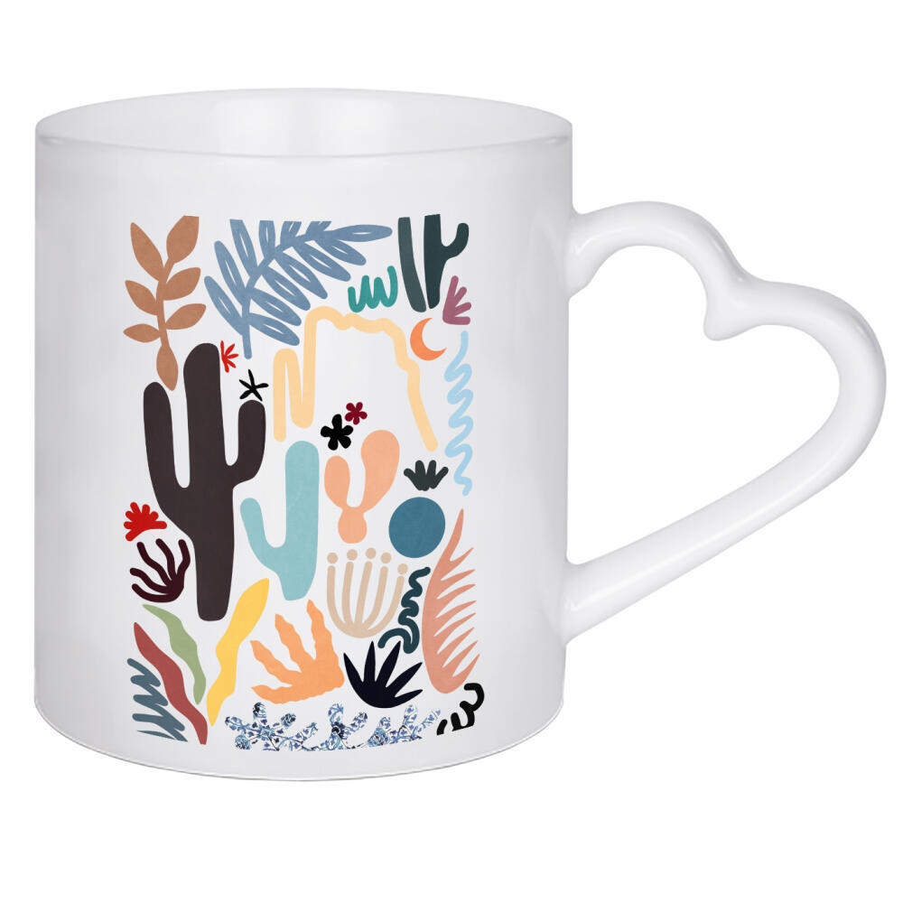 Herztasse "Desert Flora" artboxONE - Natur,Abstrakt