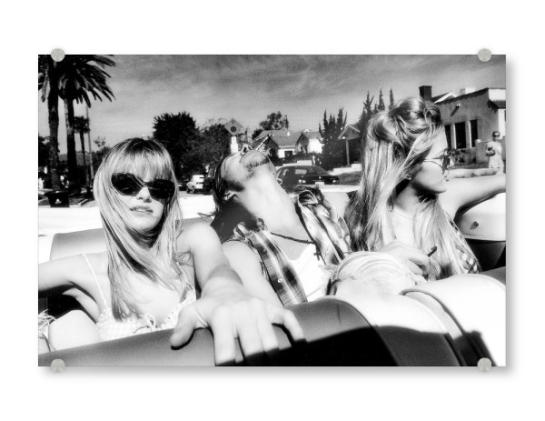 Acrylglasbild "Chillin In Old Hollywood" artboxONE - Reise,Schwarzweiß,Städte / Los Angeles