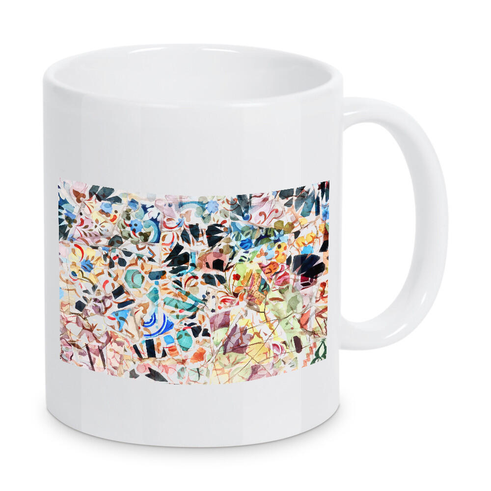 Tasse "Buntes Mosaik von Gaudi" artboxONE - Abstrakt,Architektur,Städte / Barcelona