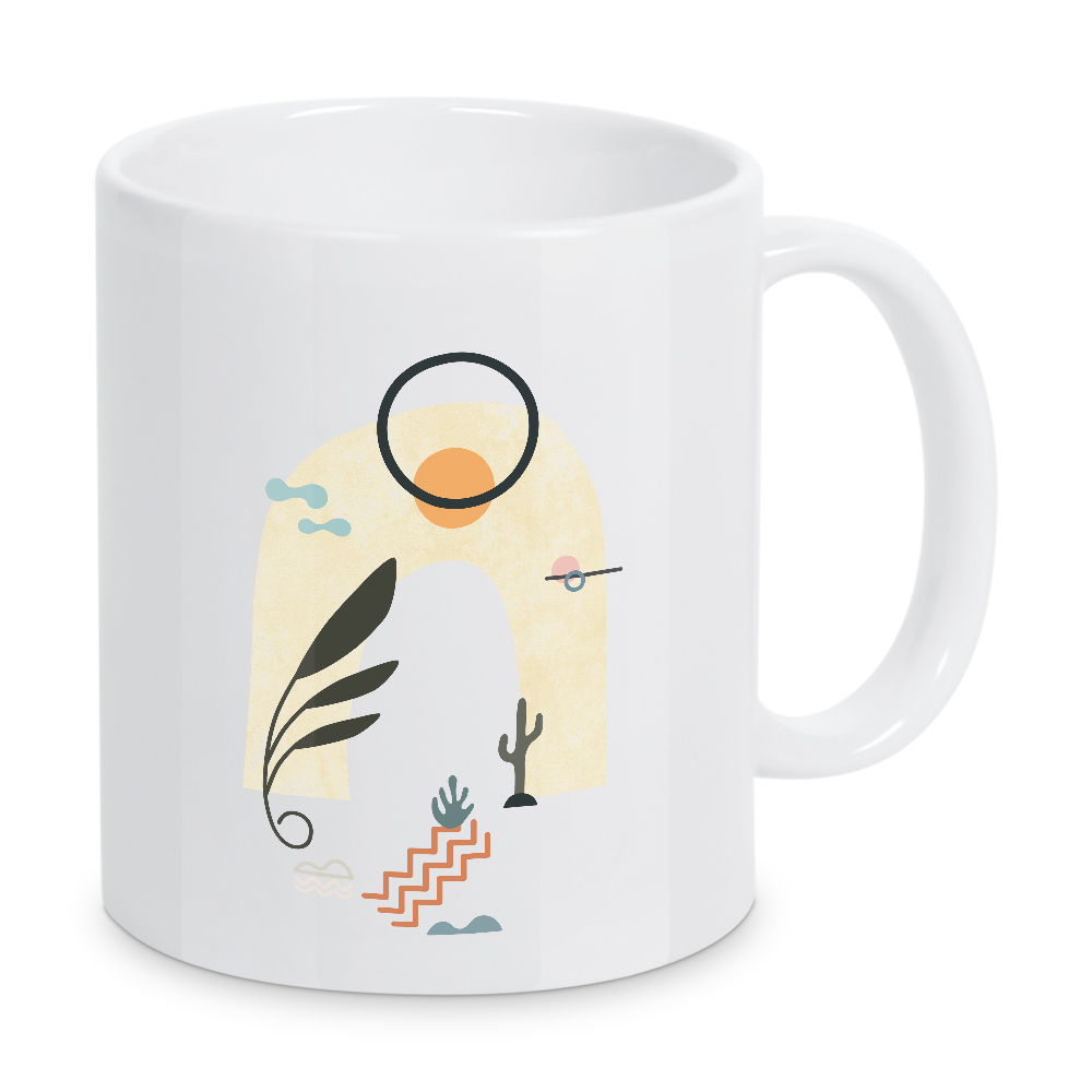 Tasse "Mediterranean Arch Villa Life" artboxONE - Natur,Floral,Abstrakt