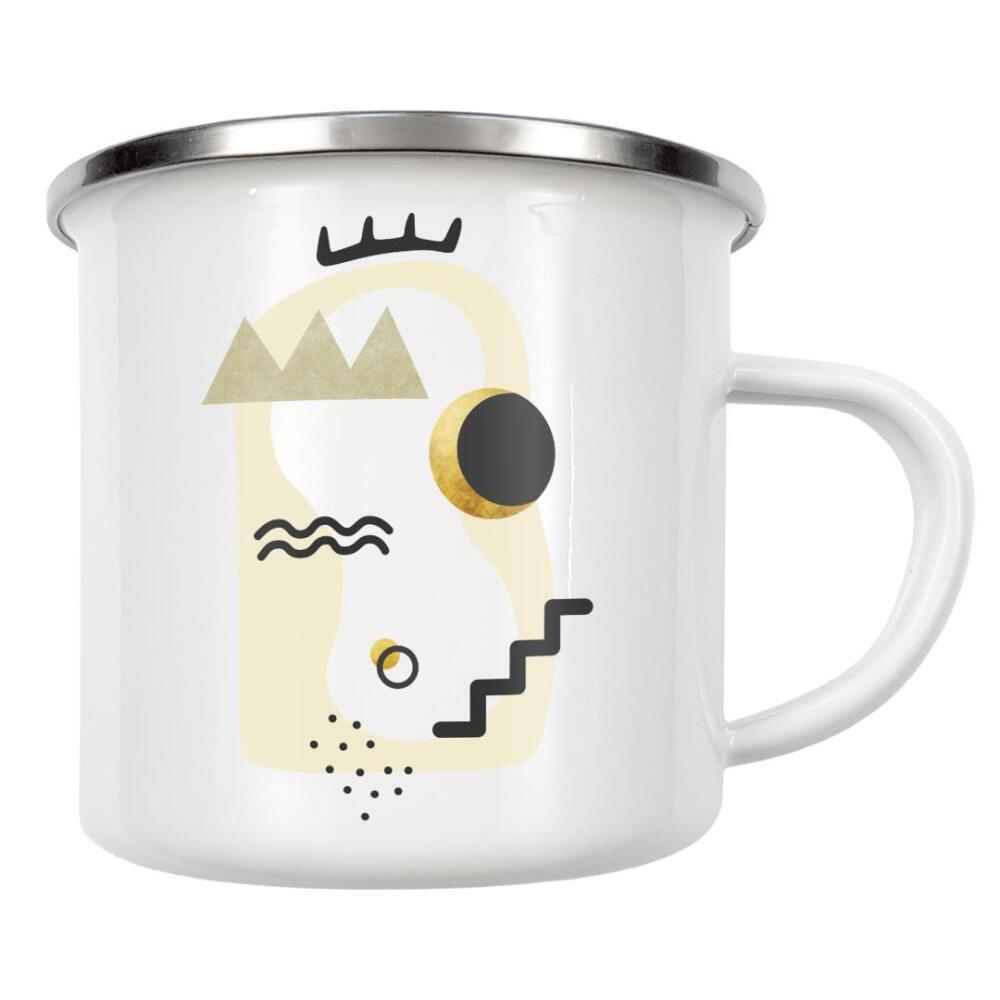 Emaille Tasse "Villa Still Life Shapes" artboxONE - Natur,Abstrakt