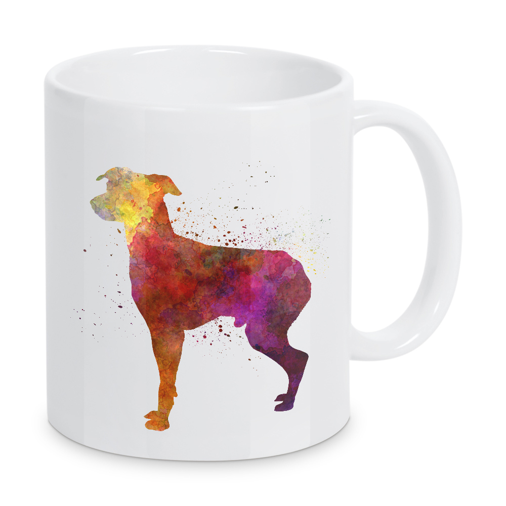 Tasse "Japanese Terrier in watercolor" artboxONE - Tiere,Abstrakt - Dog,Dogs,Pet,Animal,Mammal,Watercolor,Dog poster,Illustration,Abstract