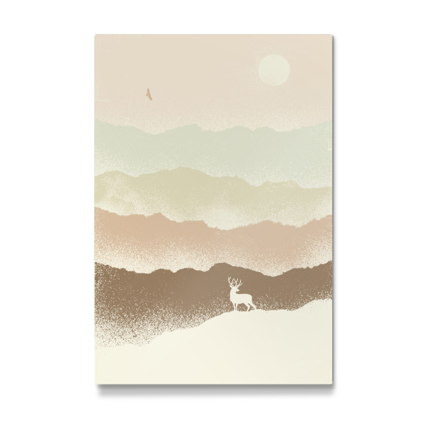 Galerie-Print "Wandering Deer" 30x20 cm artboxONE