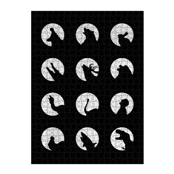 artboxONE Puzzle "Wolfs Night Off" artboxONE - Tiere